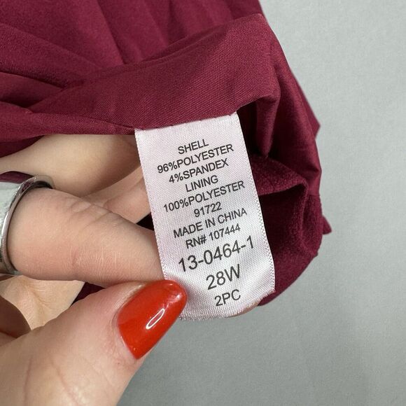 Jessica London Womens Jacket 28W Pink Single Button Knit Blazer Comfy Romantic - Picture 12 of 13